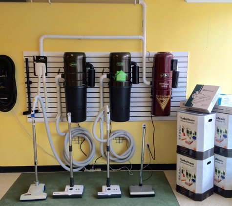 Custom Vacuum Systems - East Northport, NY. Numerous central Vacuum power units on display for you to try!
