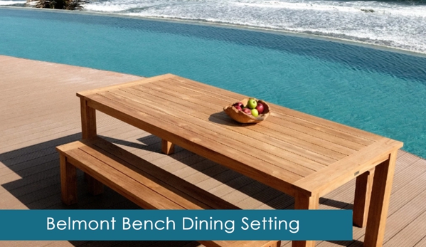 The Springs Garden World - Outdoor Furniture - Kearneys Spring, QLD. Belmont Bench Dining Setting