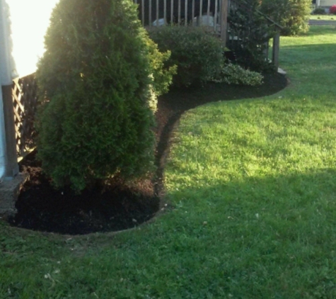 CICCO'S Landscaping & Design - Bensalem, PA. Cut edges and mulched