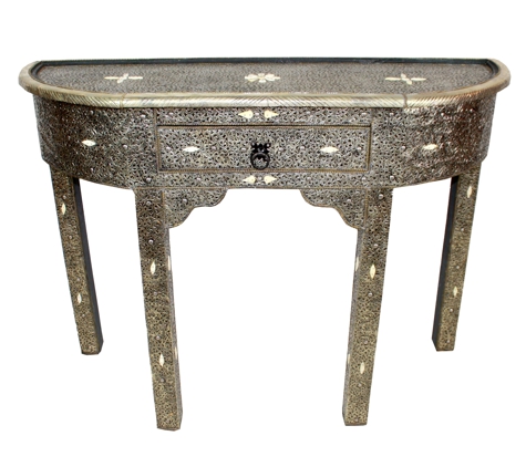 Badia Design Inc - North Hollywood, CA. Moroccan Silver Nickel Buffet Table