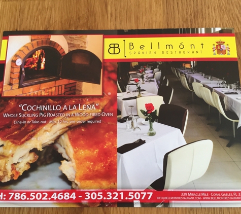 Bellmont Spanish Restaurant - Coral Gables, FL