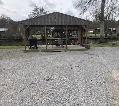 Old River RV Park - Maurepas, LA. Gazebo #1 for outdoor cooking