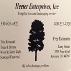 Heeter Enterprises Tree Service and Landscaping