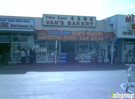 Van's Bakery - Westminster, CA