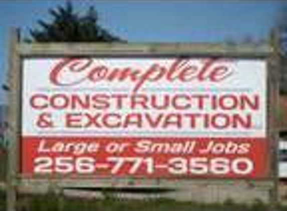 Complete Construction & Excavation - Athens, AL