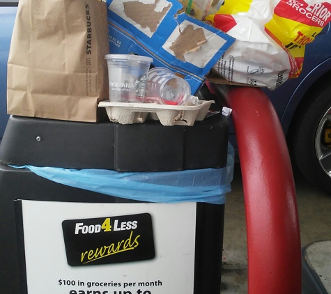 Food4Less - Los Angeles, CA. Empty trash more often
