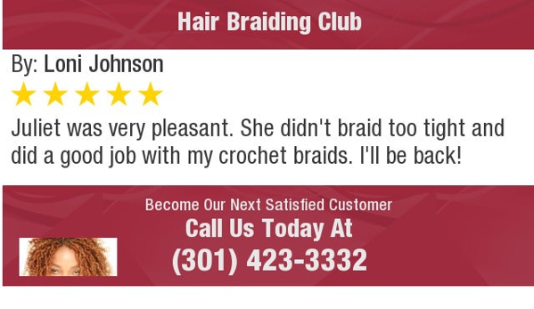 Hair Braiding Club - Temple Hills, MD