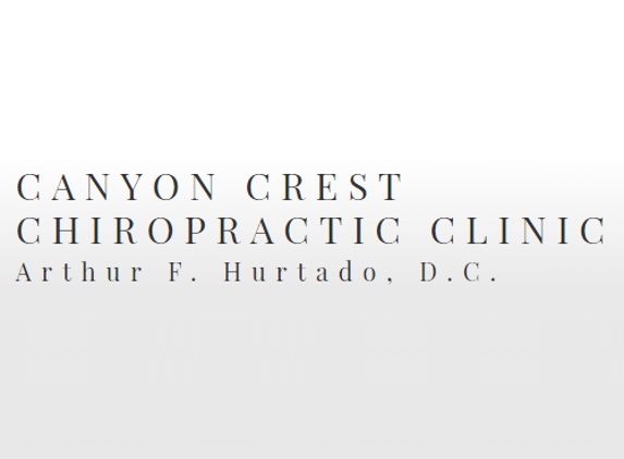 Canyon Crest Chiropractic Clinic - Riverside, CA