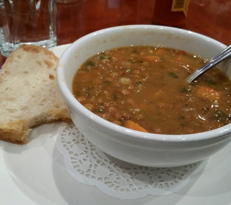 Panini Kabob Grill - Glendale, CA. Lentil soup - delicious!