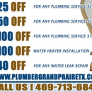 Plumber Grand Prairie - Plumbing, Drains & Sewer Consultants