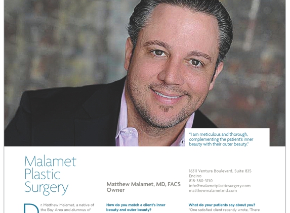 Matthew Malamet M.D., F.A.C.S. - Encino, CA