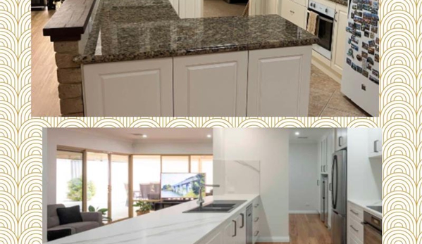 Veejay's Renovations Pty Ltd - Malaga, WA. Kitchen Renovation Before and After