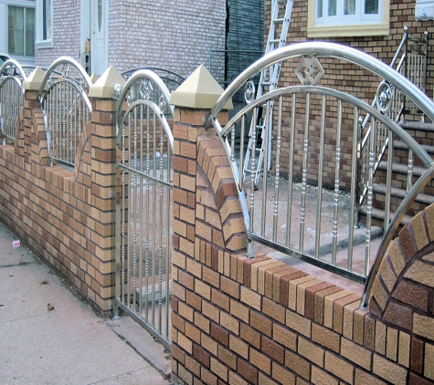 PVC & Stainless & Iron Fencing, Railing - Ozone Park, NY. Stainless Steel entry gate