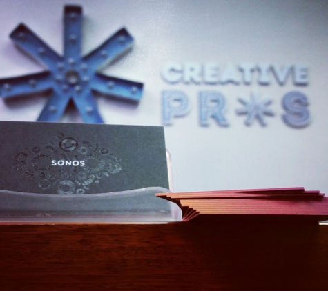 My Creative Pros - Sherman Oaks, CA. Gradient edge business cards