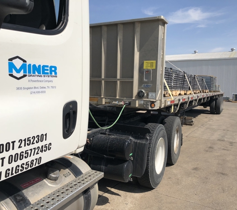 Miner Grating Systems - Dallas, TX. Our fleet of trucks are ready to deliver your order!