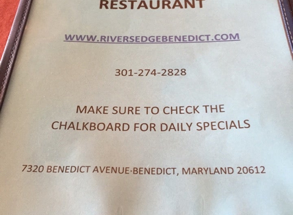 Rivers Edge Restaurant - Benedict, MD