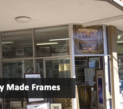 Shore Style Framing - Crows Nest, NSW. Ready Made Frames