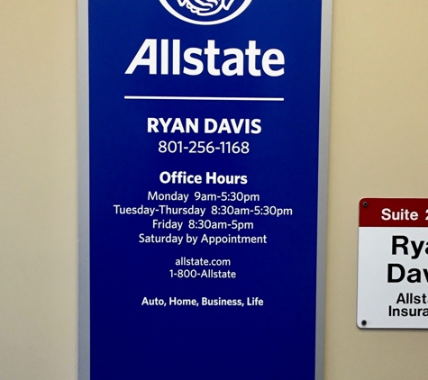 Ryan Davis: Allstate Insurance - Taylorsville, UT