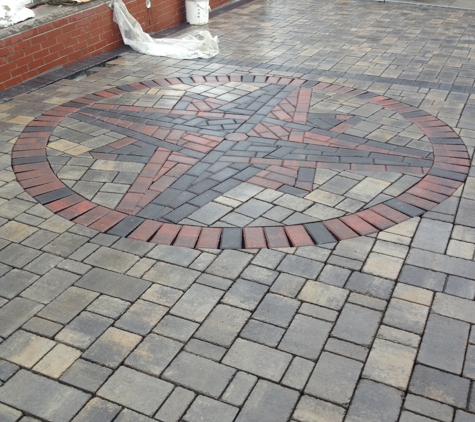 Daniel's Construction Inc - Somerville, MA. Custom star on pavers job