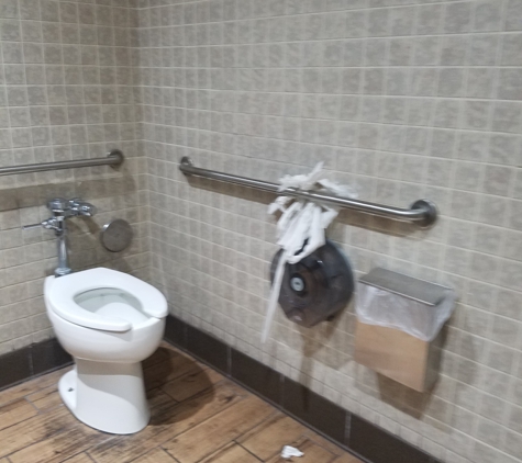 Denny's - North Las Vegas, NV. Dennys idea of clean and fully stocked restroom