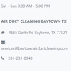 Baytown TX Air Duct Cleaning gallery