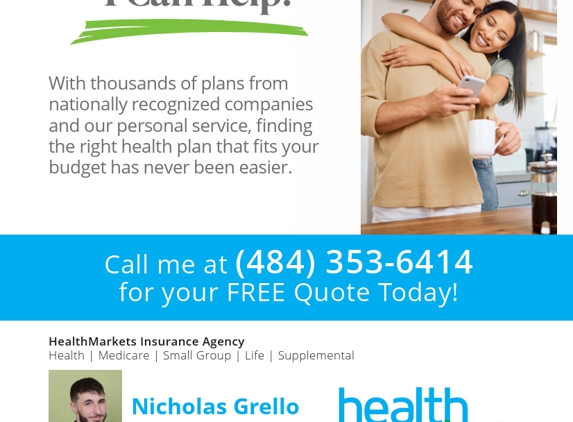 HealthMarkets Insurance - Nick Grello - Bethlehem, PA