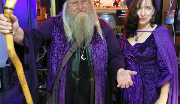 Magic Fun House - Rowlett, TX. Wizard Wayne and Professor Vonnie Plume at The Magic Fun House Castle