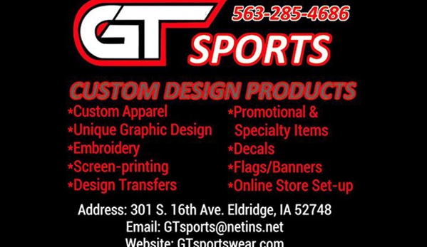 GT Sports Custom Design Products - Eldridge, IA