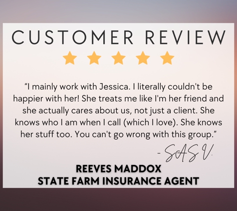 Reeves Maddox - State Farm Insurance Agent - Colorado Springs, CO