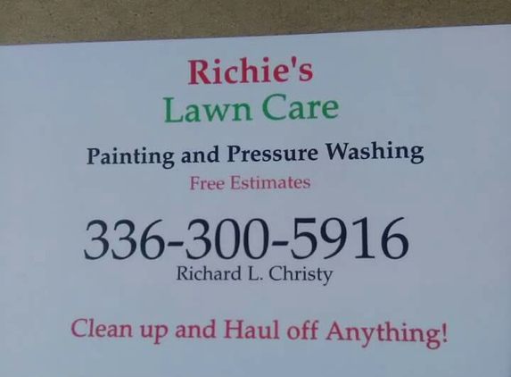 Richie's lawn care - Denton, NC