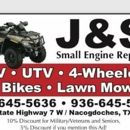 J@S SMALL ENGINE REPAIR - Lawn Mowers-Sharpening & Repairing