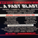 A Fast Blast Sandblasting & Restoration - Sandblasting