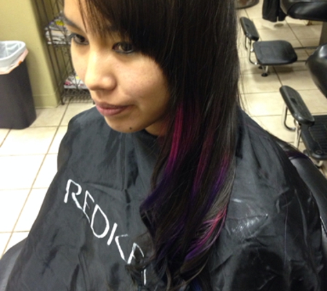 Sonya 4 Shear- Pure Elements - Rio Rancho, NM. Color tipping