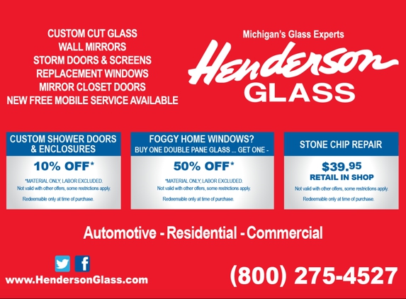 Henderson Glass - Commerce Township, MI