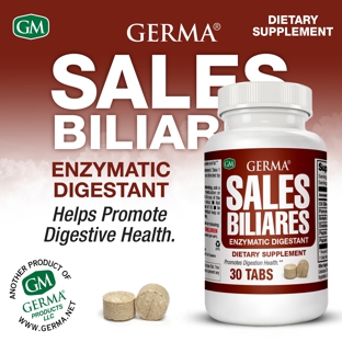 Germa Products - Miami, FL. 10-04 Germa® Sales Biliares - 30 Tabs