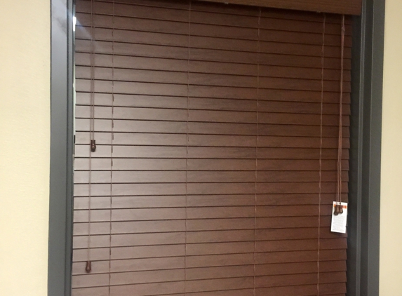 Affordable Blinds - Killeen, TX. Brown Faux Wood Blinds