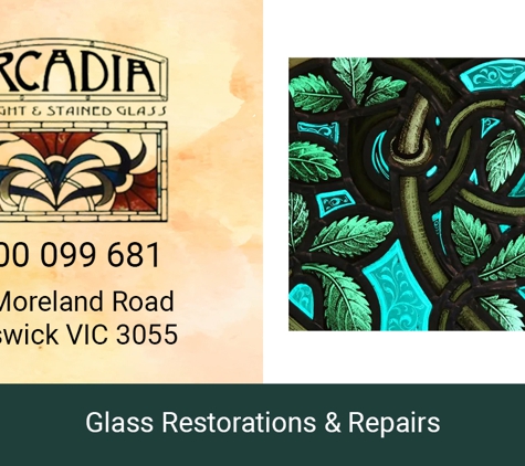Arcadia Leadlight & Stained Glass - Brunswick West, VIC. Glass Restorations & Repairs