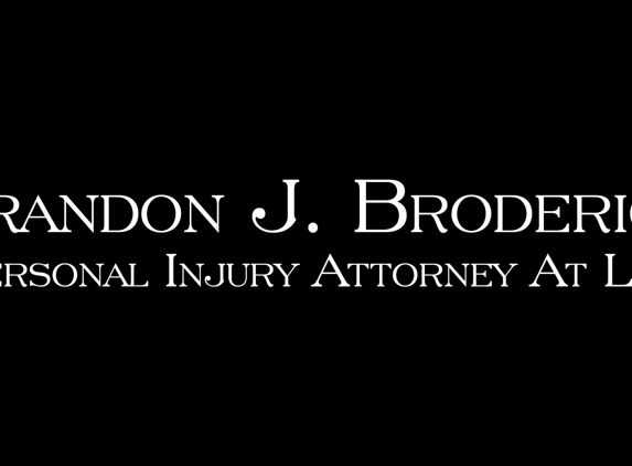 Brandon J. Broderick, Personal Injury Attorney at Law - Trenton, NJ