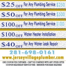 PLUMBER JERSEY VILLAGE TX - Water Heaters