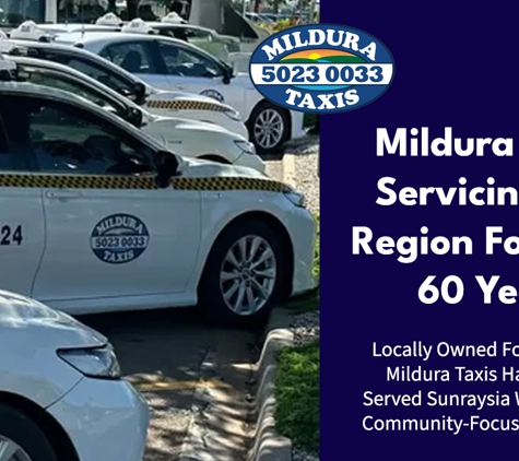 Mildura Taxis Associated - Mildura, VIC. Mildura Taxis Servicing The Region For Over 60 Years