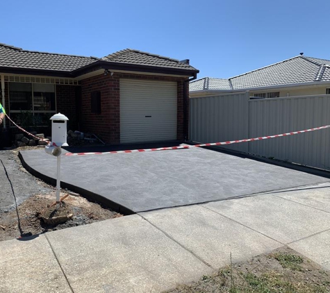 Smiley's Concrete - Thornbury, VIC. Driveway