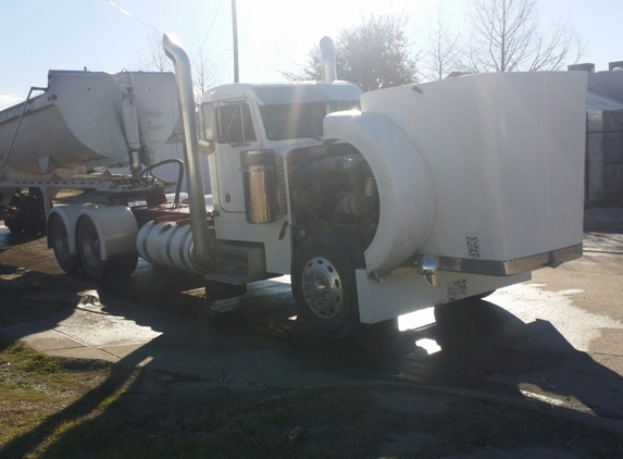 Preferred Perfection Power Wash. Valdez Trucking before wash.