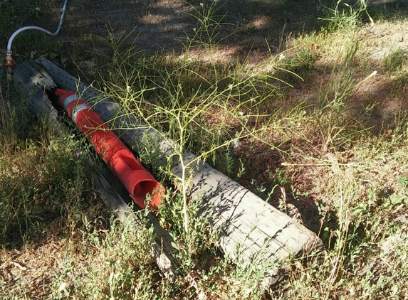 Shady Rest Campground - Idaho Falls, ID. Trashy Landscape