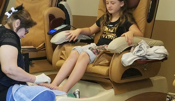 City Nail - Cranberry, PA. My daughter and myself getting pampered.