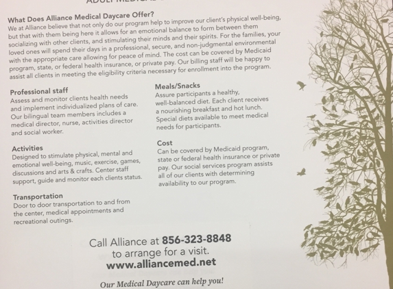 Alliance Adult Medical Day Care - Audubon, NJ