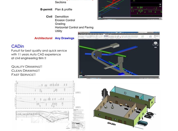 CADin (AutoCAD Drawing Service) - Cypress, CA