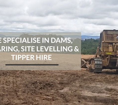 White's Dozing & Transport Pty Ltd - Camden, NSW. We Specialise In Dams, Clearing, Site Levelling & Tipper Hire