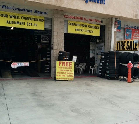 Willie's Tires & Alignment - Monterey Park, CA. 705 Monterrey Pass Rd Unit 
# B Monterrey  Park CA. 91754 