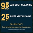 Dryer Vent Cleaning West University Place TX - Dryer Vent Cleaning