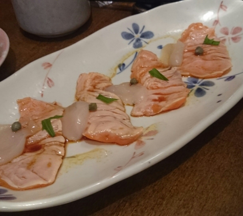 Okan - San Diego, CA. Salmon carpaccio.